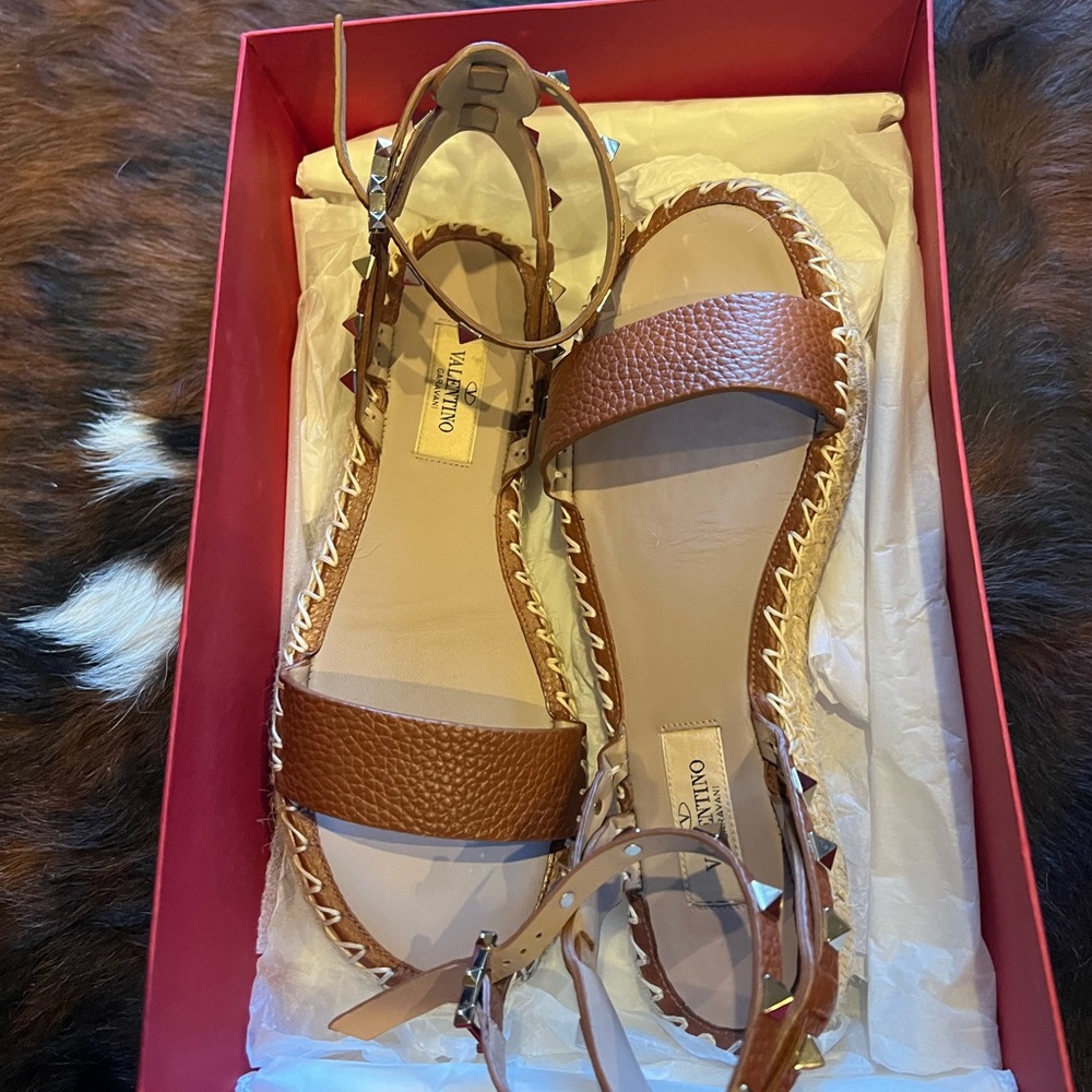 Valentino rockstud sandals size 36